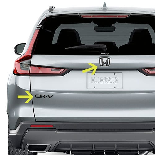 0Honda Rear Black Emblems (CRV) 08F20-3A0-100